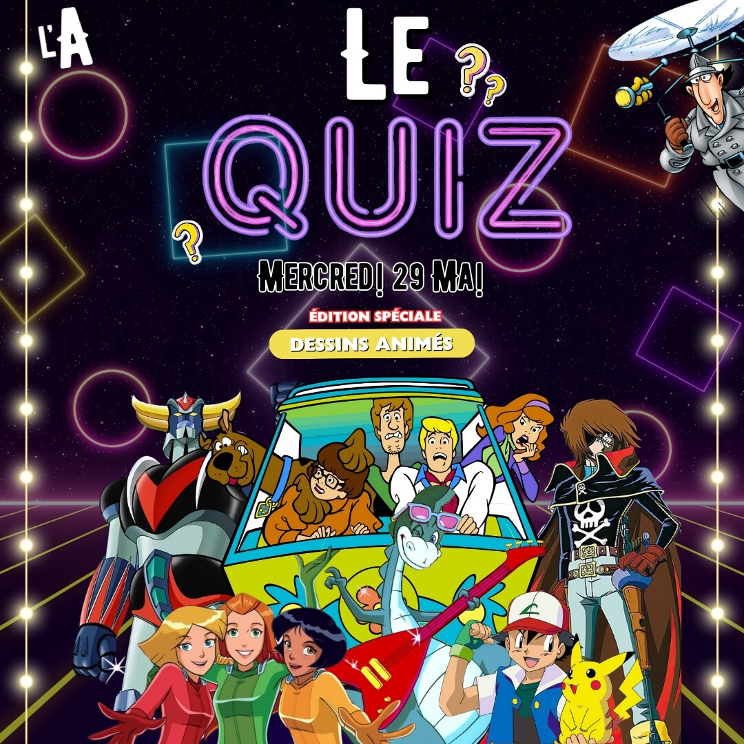 LE QUIZ 🪩 Spécial Dessins Animés - l'Amnésie