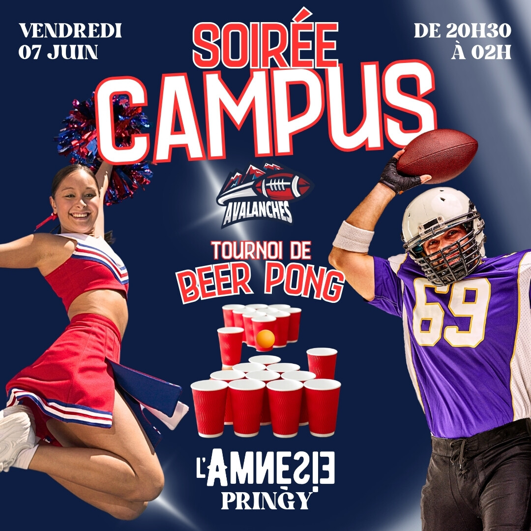 SOIRÉE CAMPUS 🇺🇸 - l'Amnésie